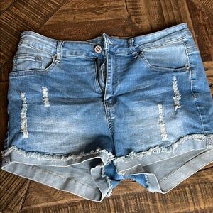 Denim Blue Women's Shorts
